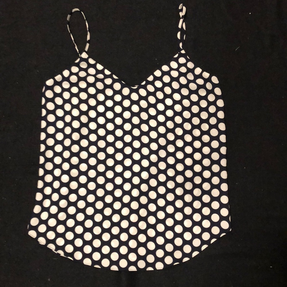 J. Crew polka dot tank